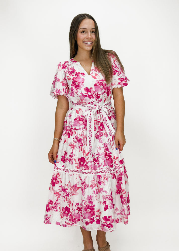 Charlotte Floral Midi Dress