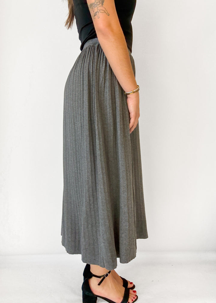 Carley Pleated Midi Skirt