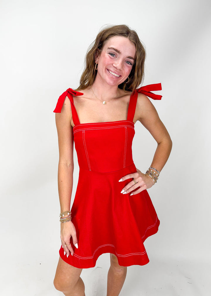 Red Zone Mini Dress