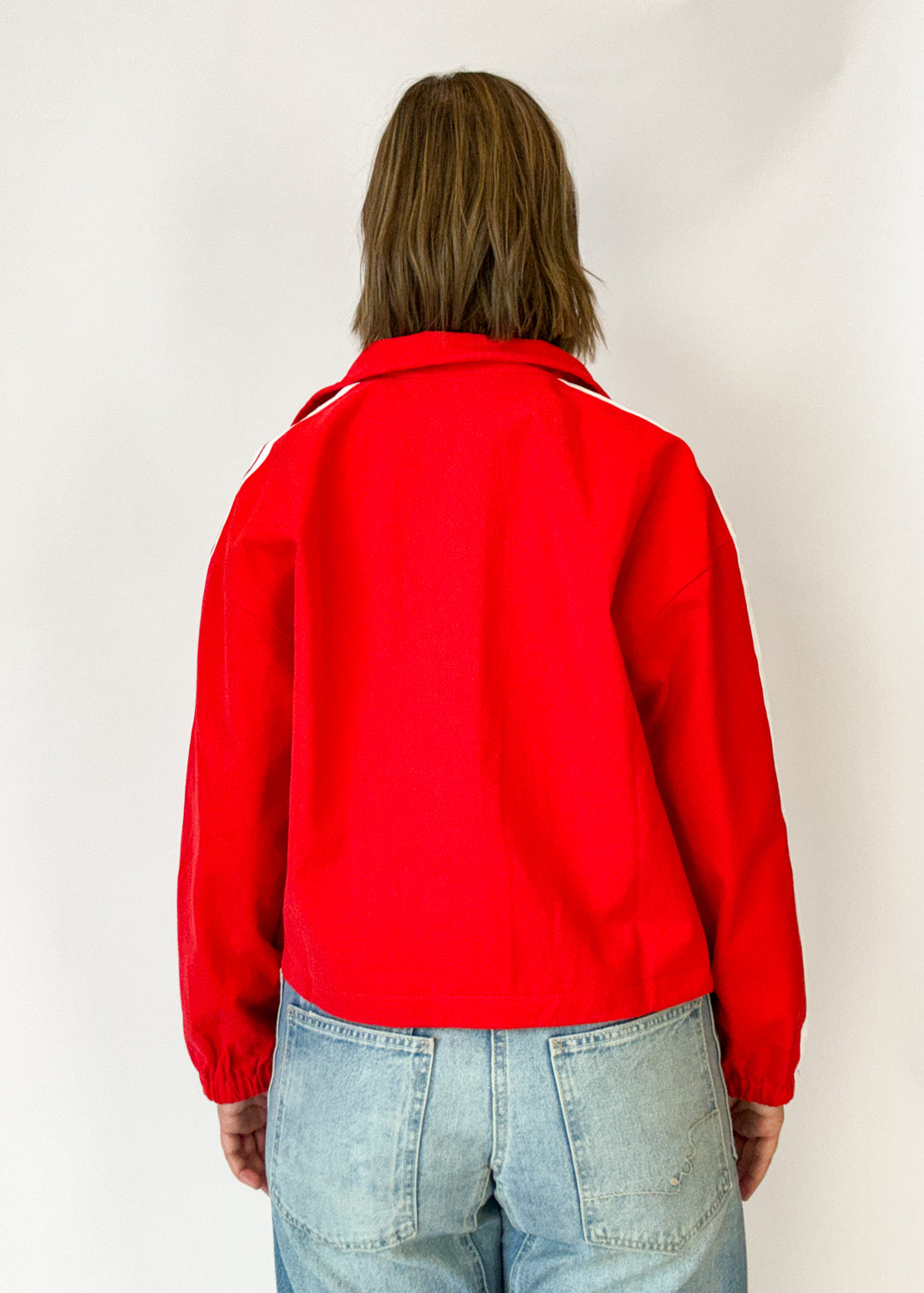 Raquel Striped Athletic Jacket