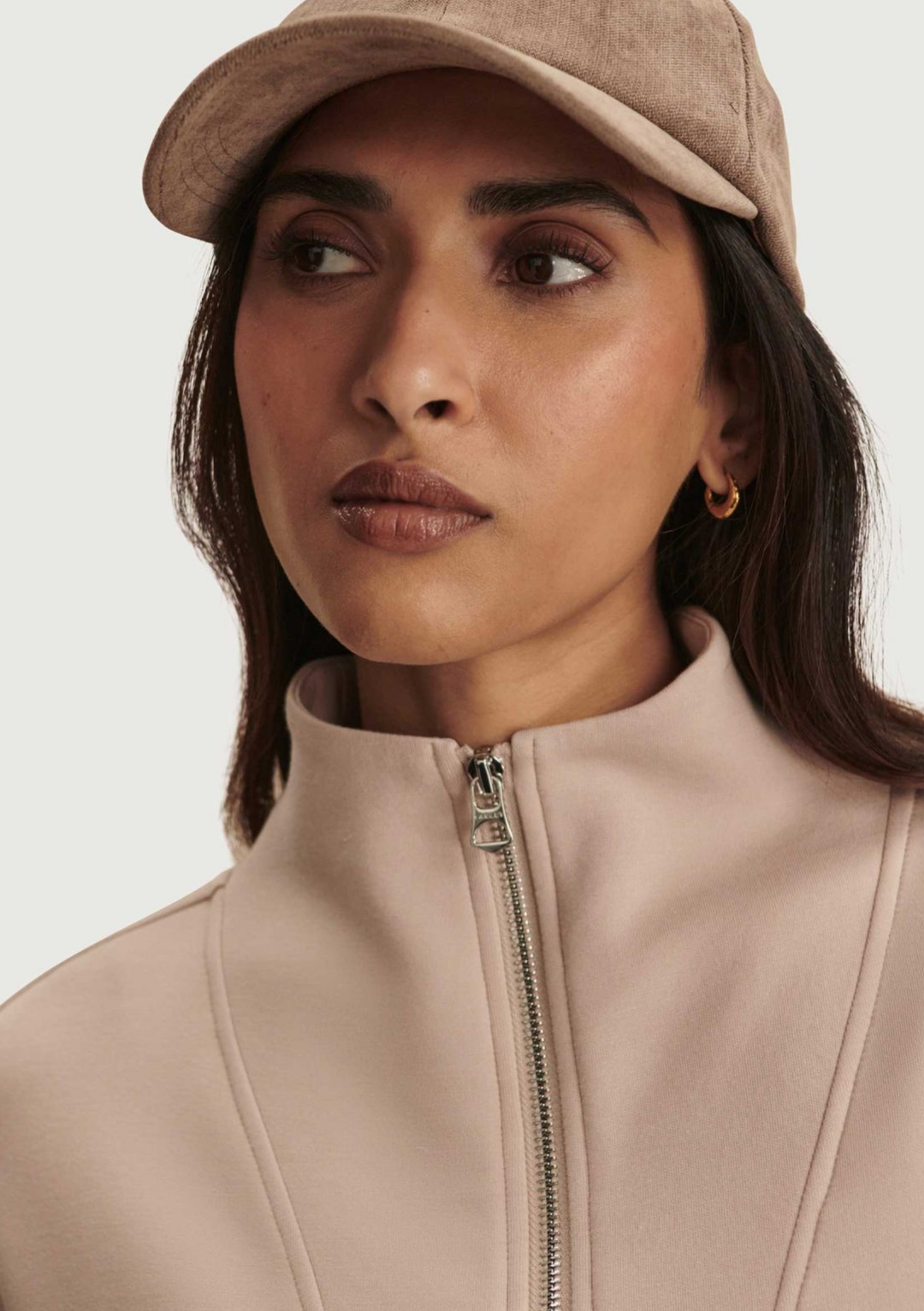 Varley Arlene Zip Through Sweat