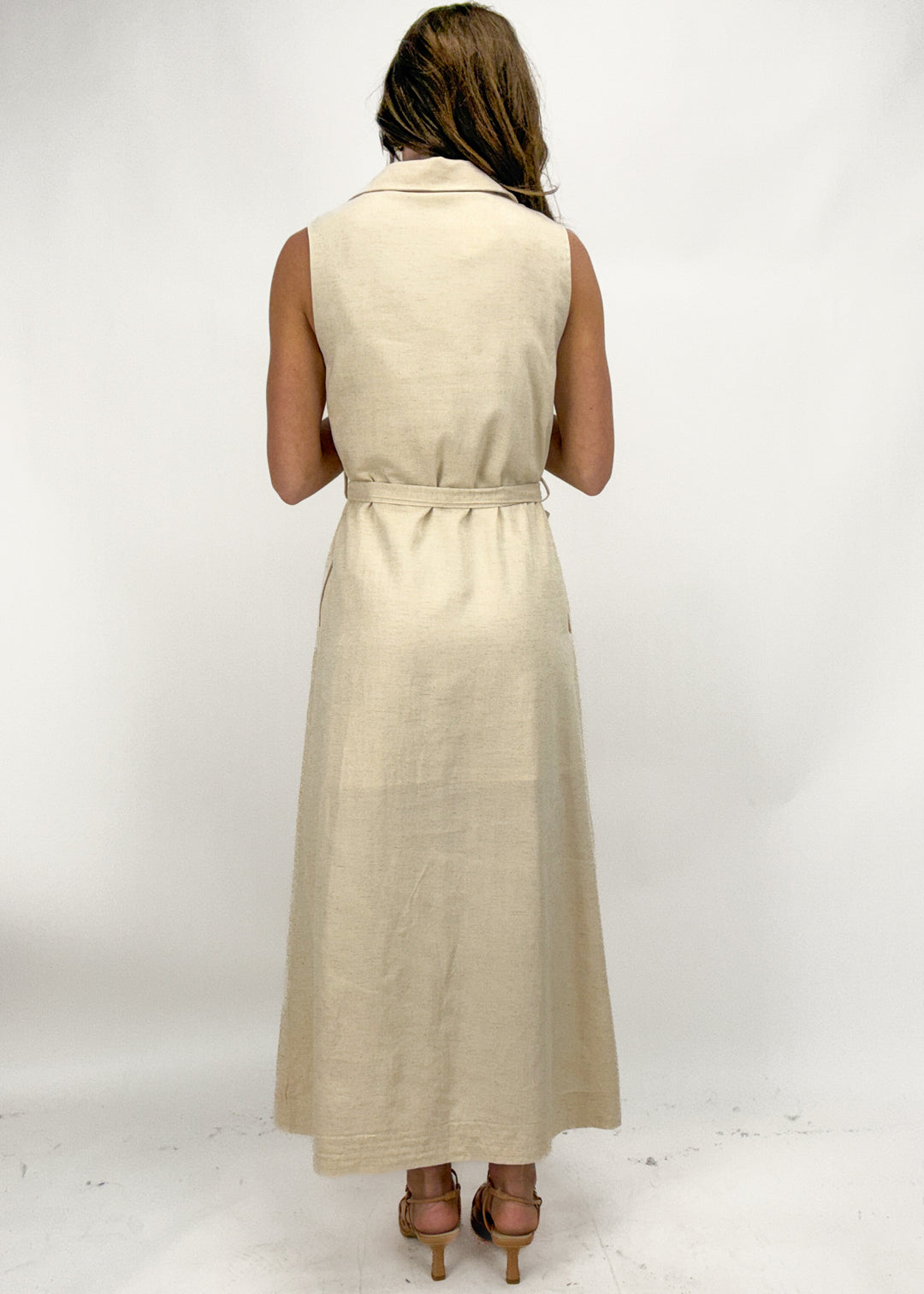 Jackie Linen Maxi Dress