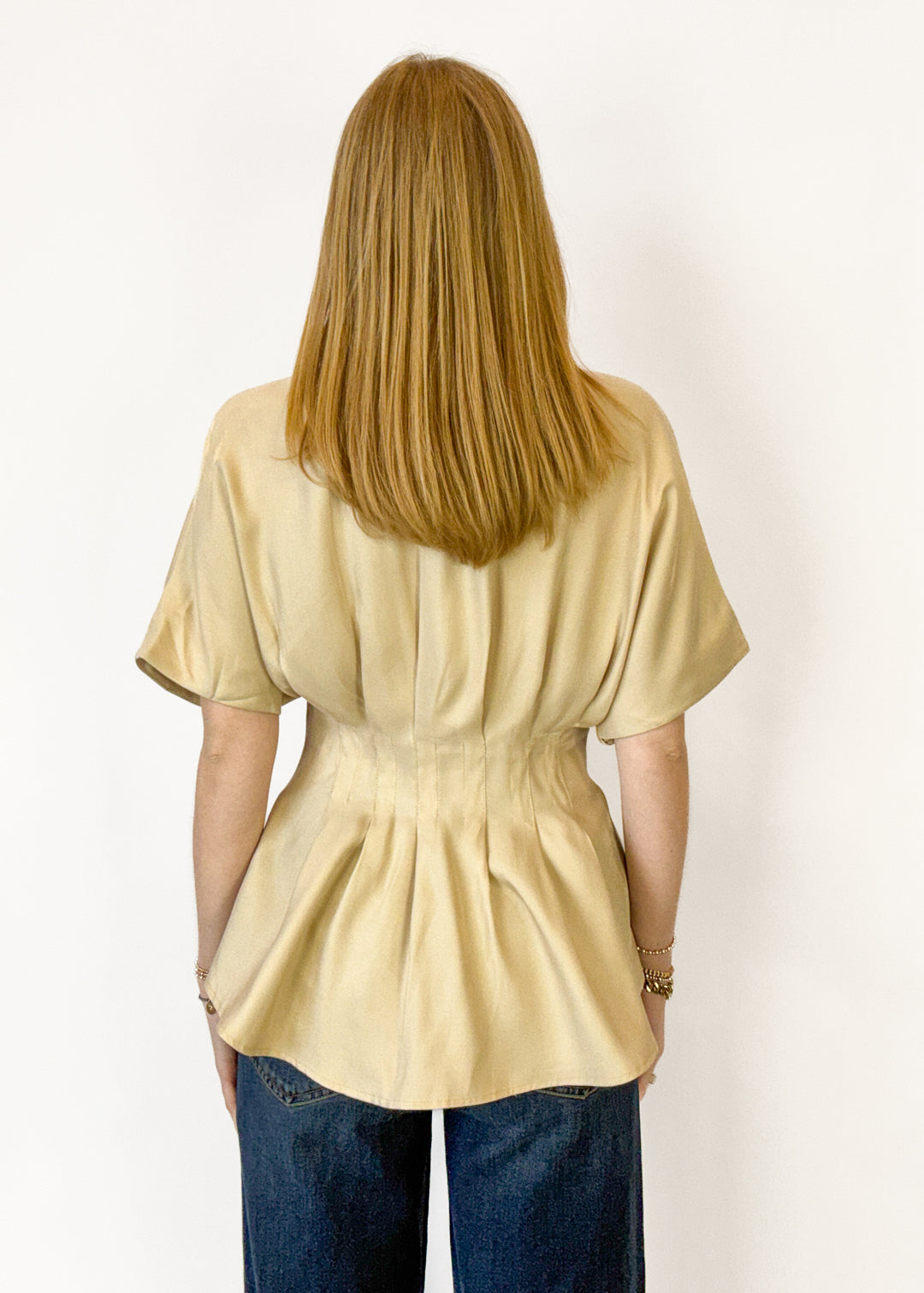 Carolyn Pleated Top
