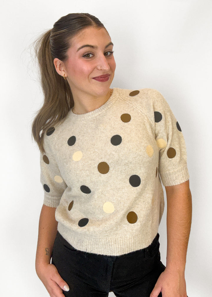 Xana Polka Dot Sweater