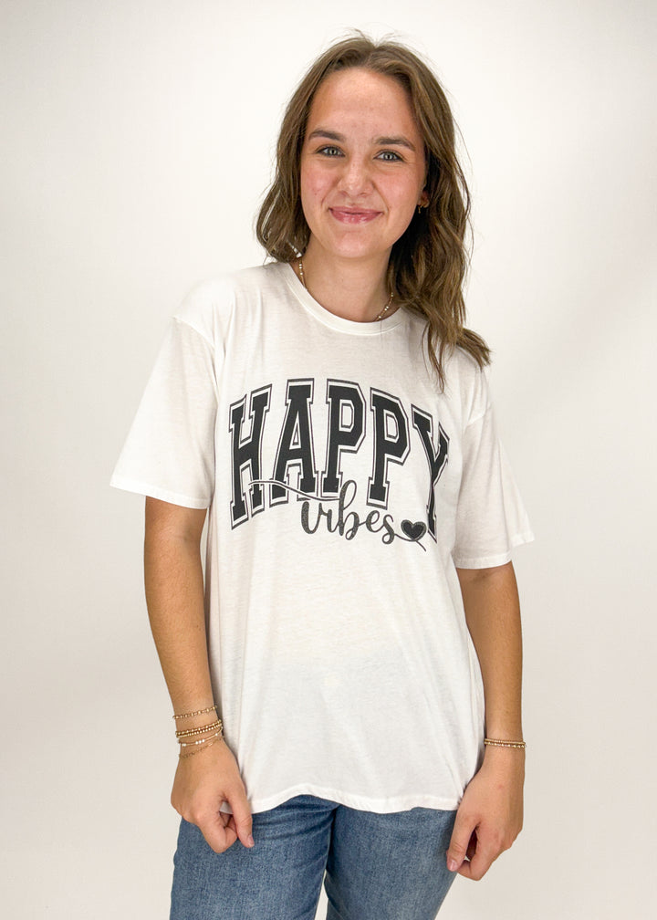 Happy Vibes Graphic Tee
