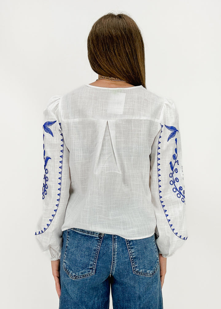 Louise Embroidered Top