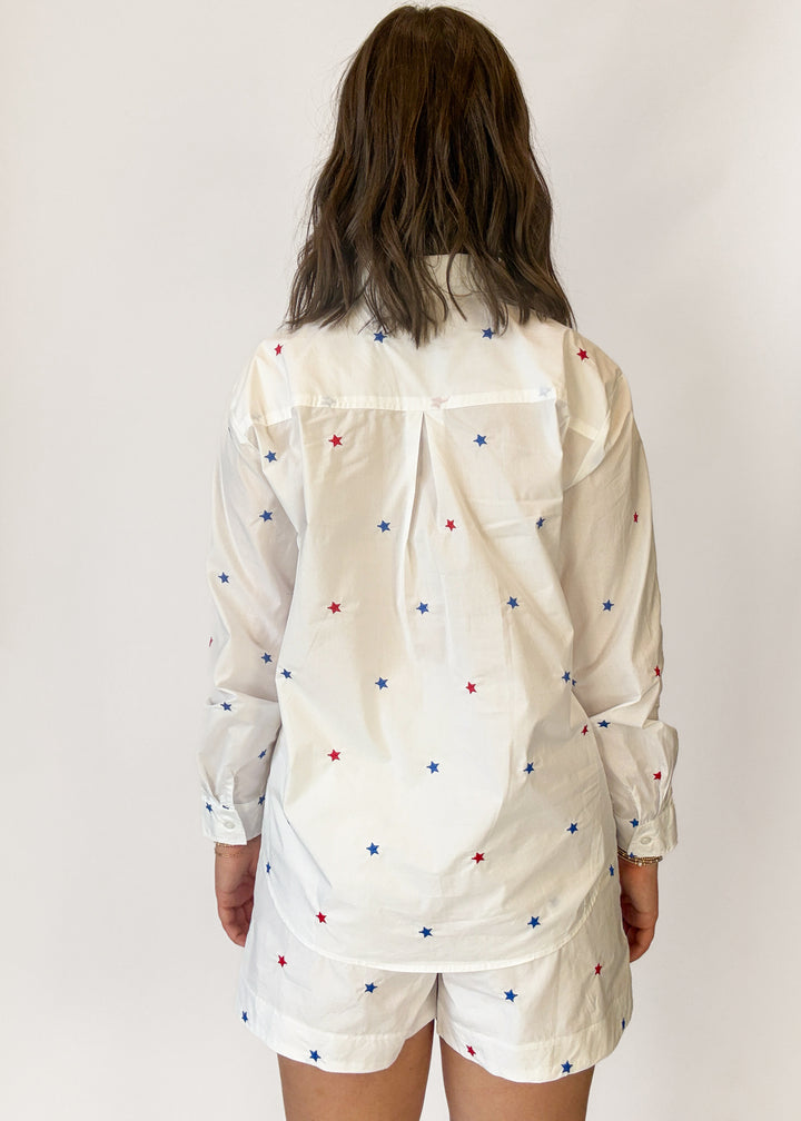 Lady Liberty Button Down