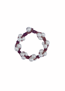 FWB Cluster Bracelet-White