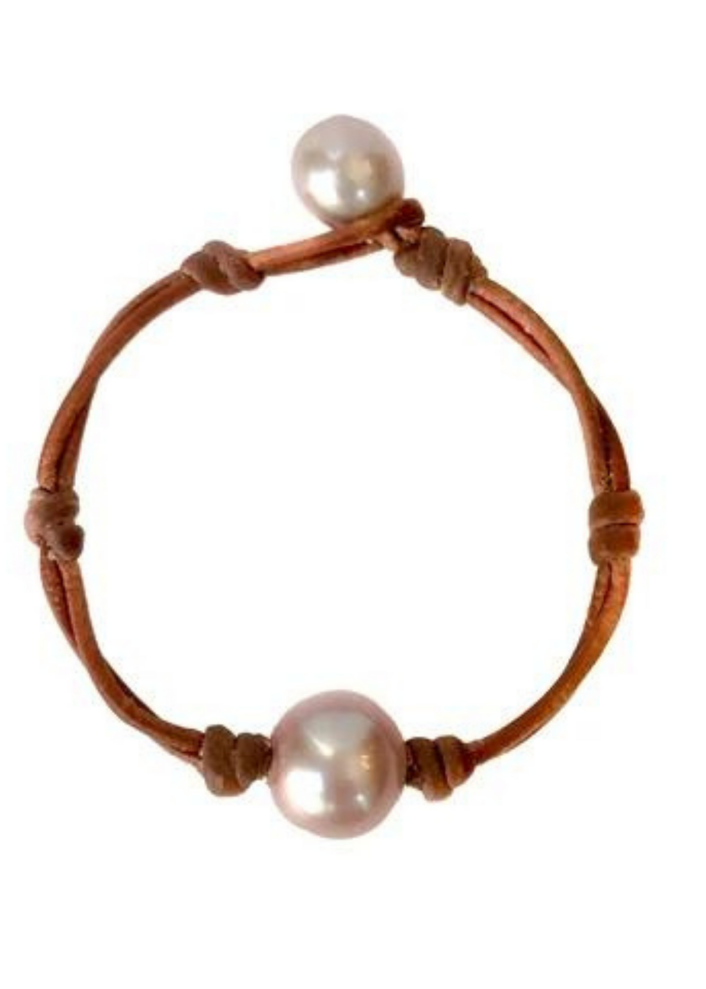 FWB Single Pearl Bracelet-Pink