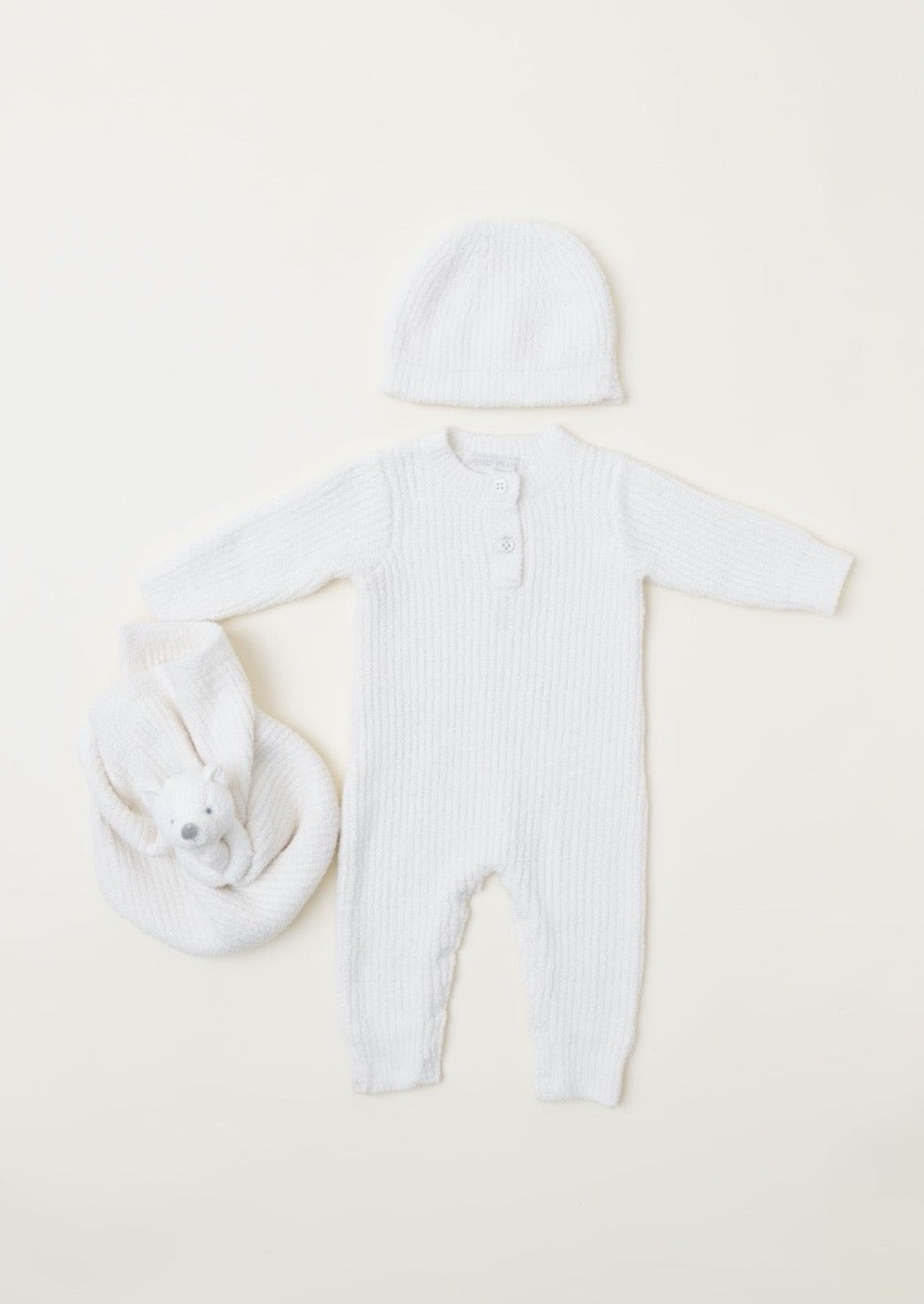 Cozychic Ribbed Baby Bundle-Cream