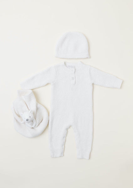 Cozychic Ribbed Baby Bundle-Cream