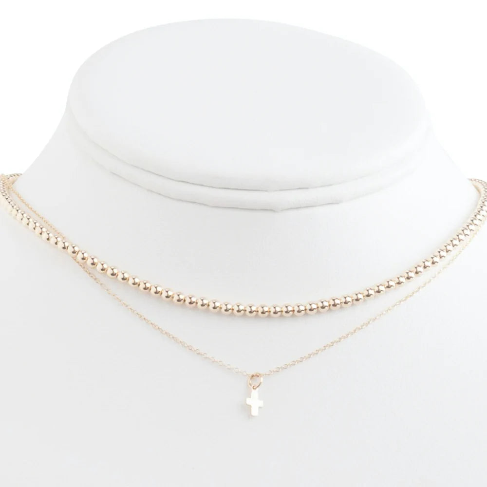 15" Choker Classic Gold - 3mm Bead