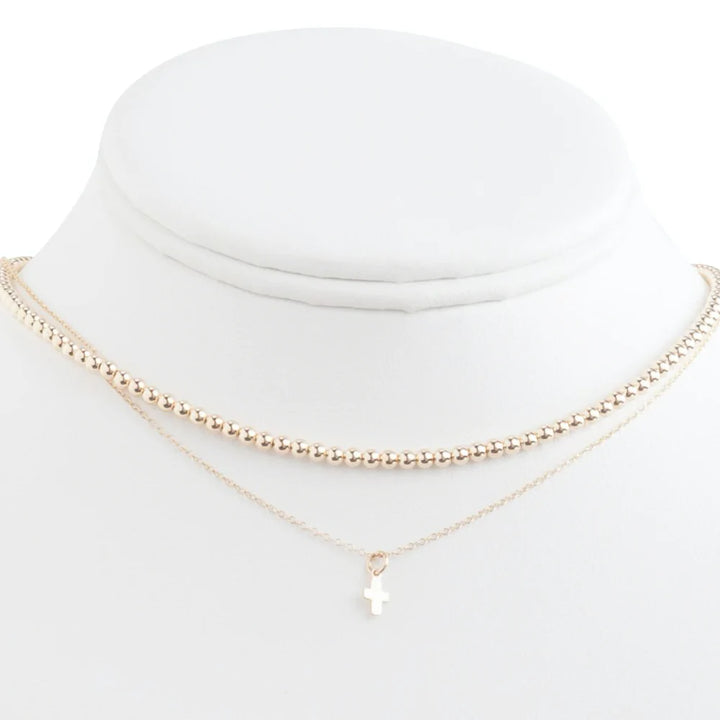 15" Choker Classic Gold - 3mm Bead