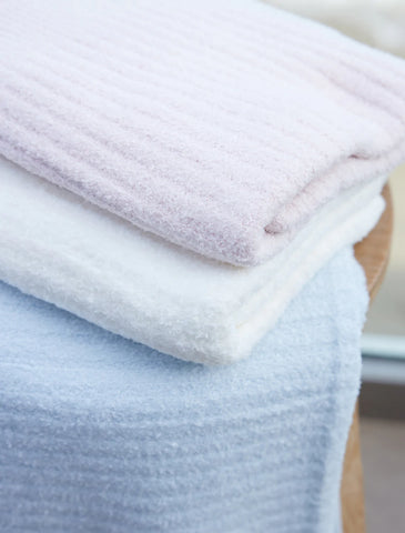 CozyChic Lite Ribbed Baby Blanket-Blue
