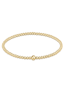 Classic Gold 3mm Bead Bangle