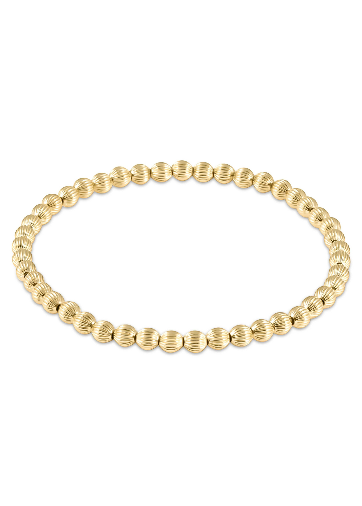 Dignity Gold 4mm Bead Bracelet
