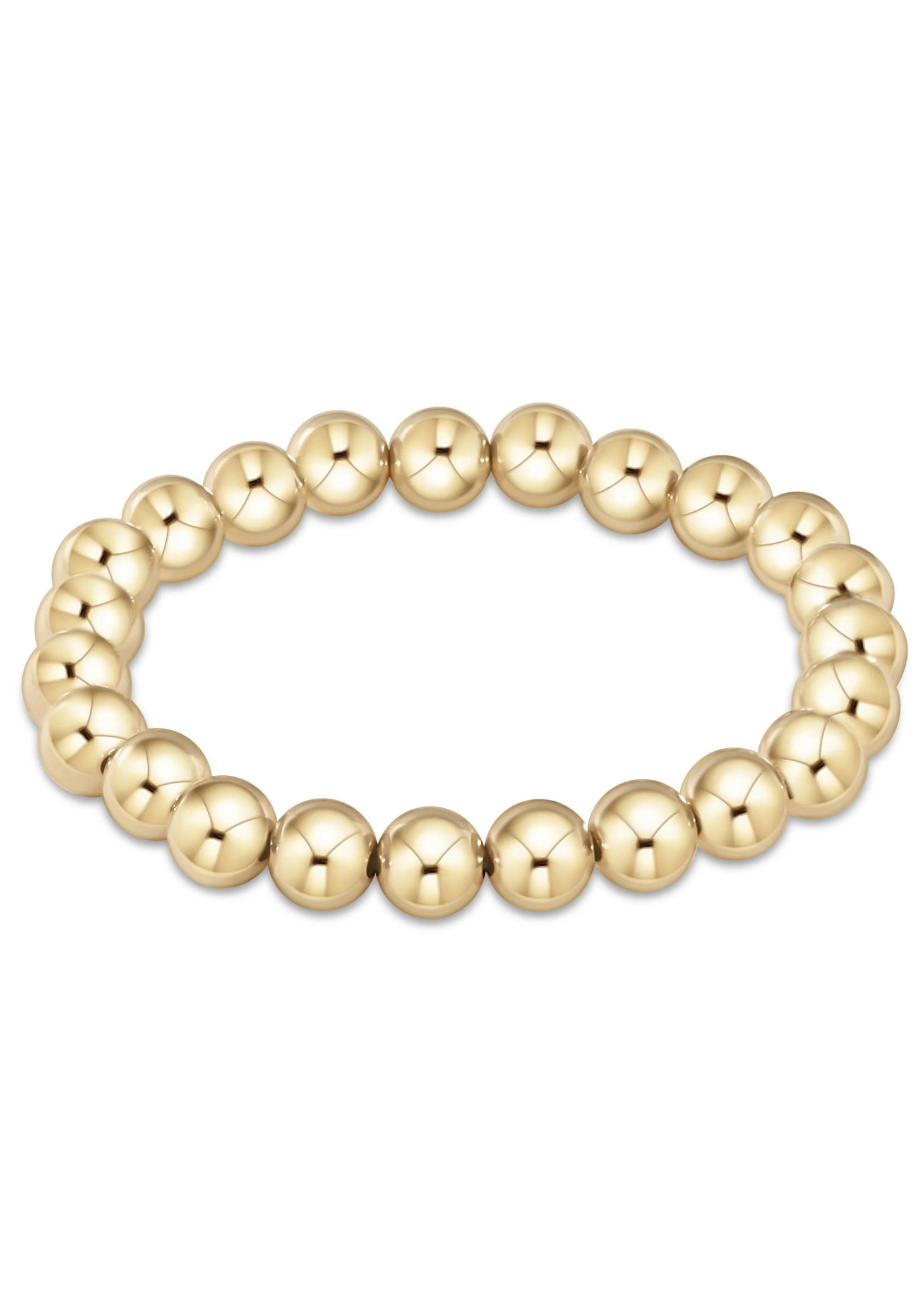 Classic Gold 8mm Bead Bracelet